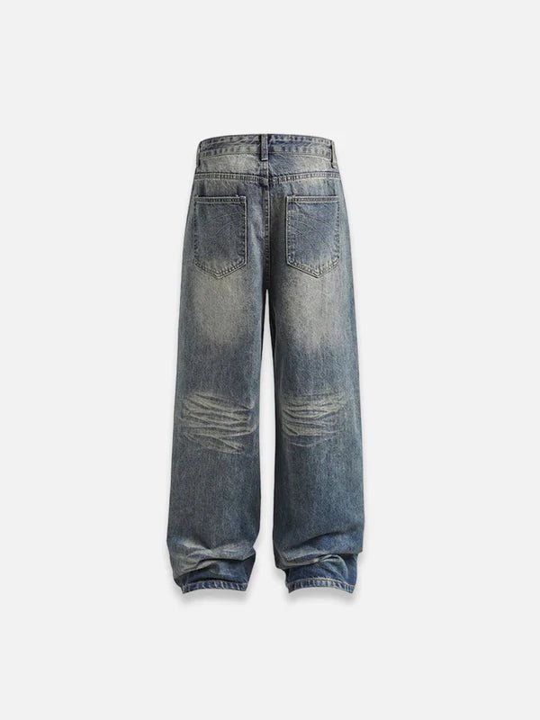 Baggy Fleurs Jean - WegoStreet