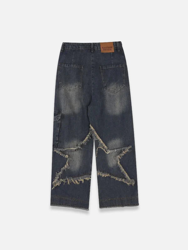 Star Patch Denim Jeans