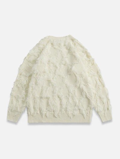 Shredded Texture Sweater - Vurless