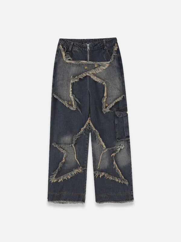 Star Patch Denim Jeans